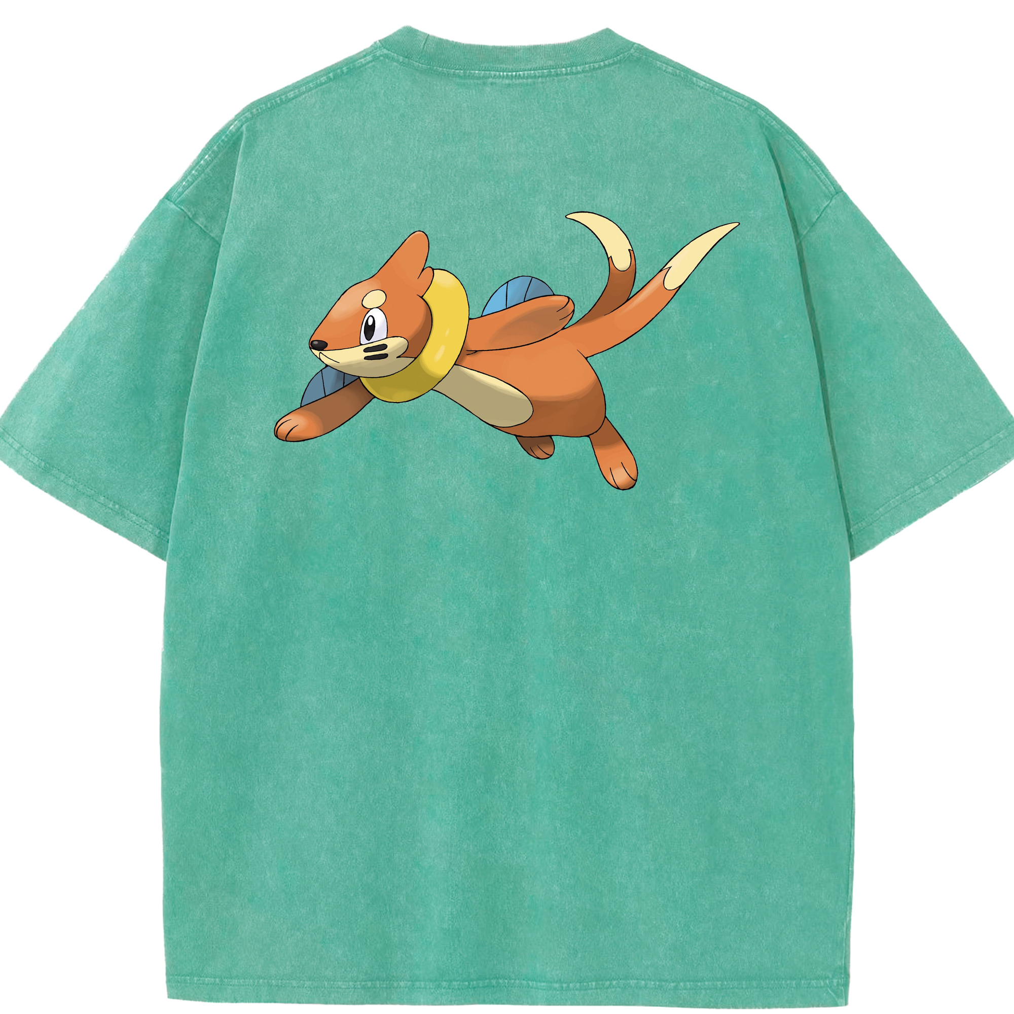 （画像用） ポケットモンスター Pokémon 綿100% ヴィンテージ風 半袖Tシャツ（背面プリント）
